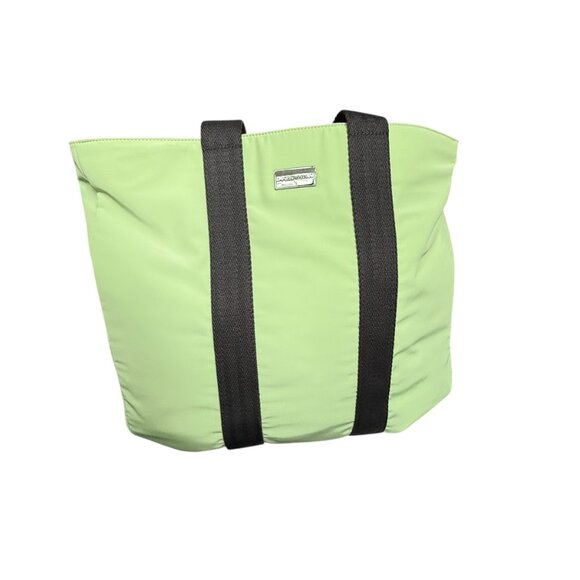 EMPORIO ARMANI Riviera Reversible Nylon Palm Print Shopping Bag - Picture 2 of 16